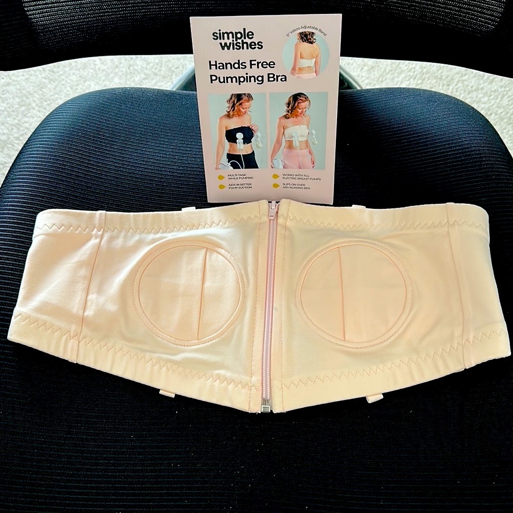New Never Used Simple Wishes Hands Free Pumping Bra